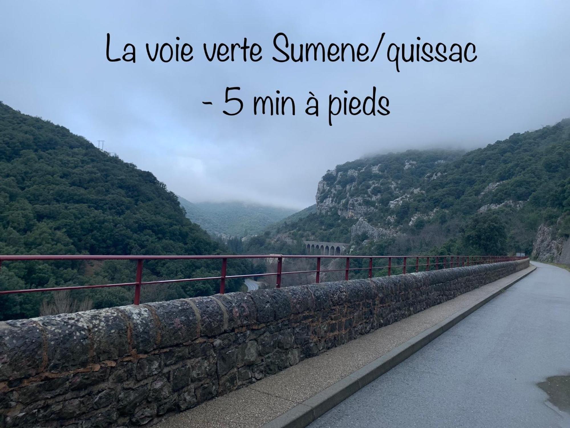 Le Nid Cevenol, Appartement De Village Sumène Exterior foto